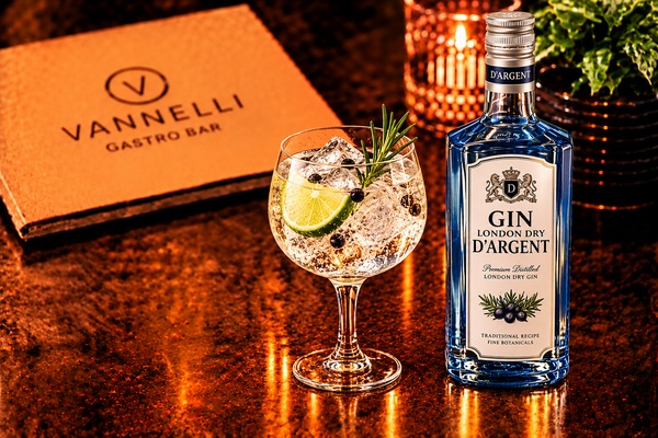 Gin London Dry D Argent 0,03